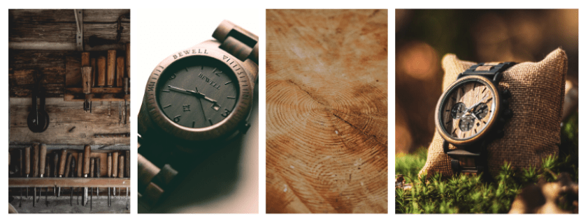 Antialergické hodinky, drevené hodinky wolf, antialergický náramok