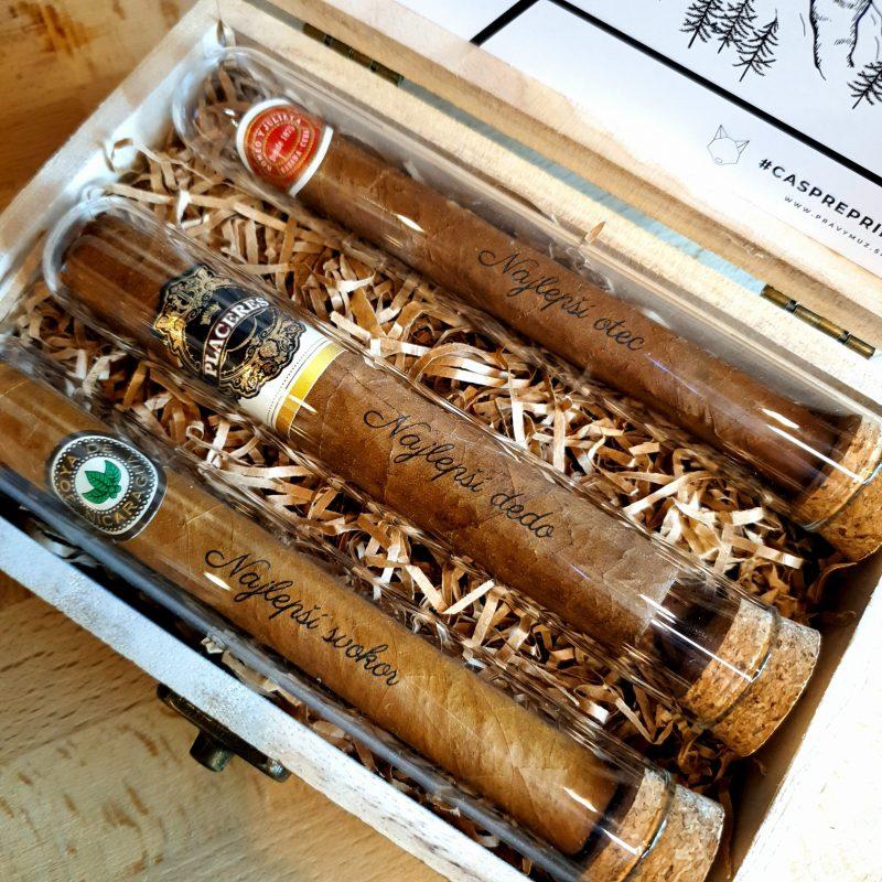 Personalizované cigary, darčekový box s cigarami, darček pre otca, darcek pre deda, darček pre švagra